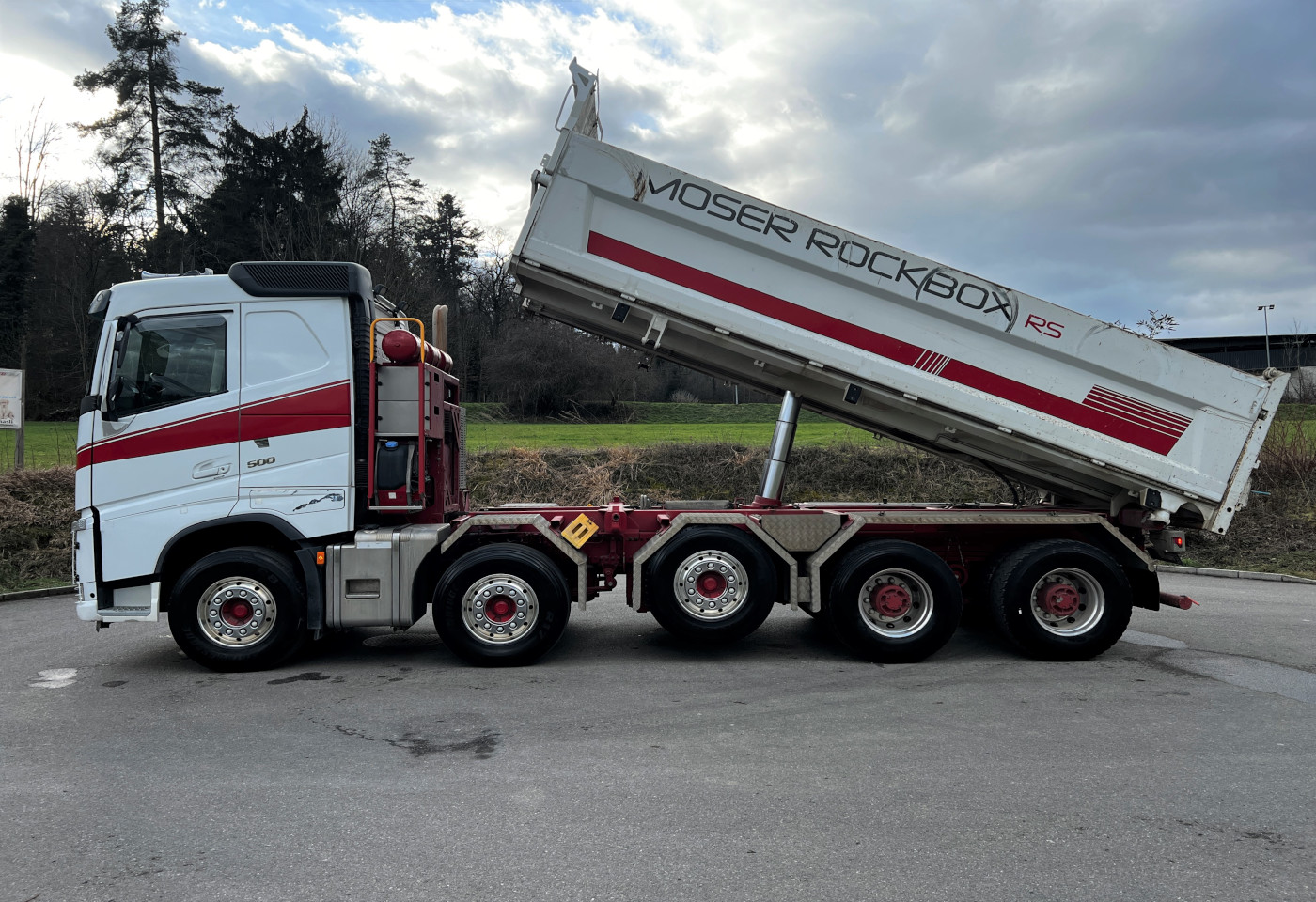 VOLVO FH 500 10x4R SWS Kipper 2 Seitenkipper Swisstruck Ch